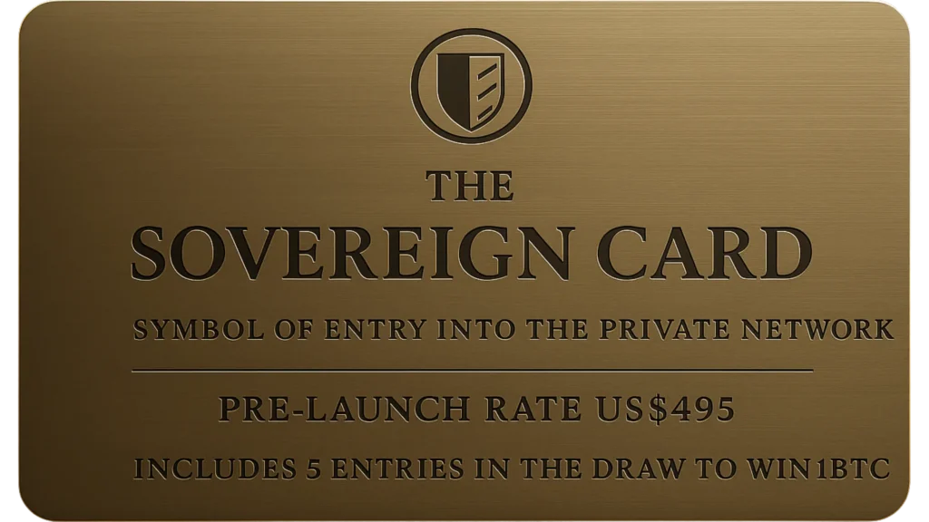 Private Pay: Better Than A Bank - The Sovereign Card
